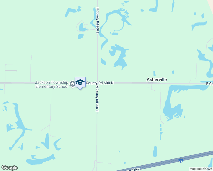 map of restaurants, bars, coffee shops, grocery stores, and more near 2030 East County Road 600 North in Brazil