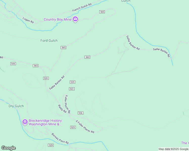 map of restaurants, bars, coffee shops, grocery stores, and more near 507 Fuller Placer Road in Breckenridge