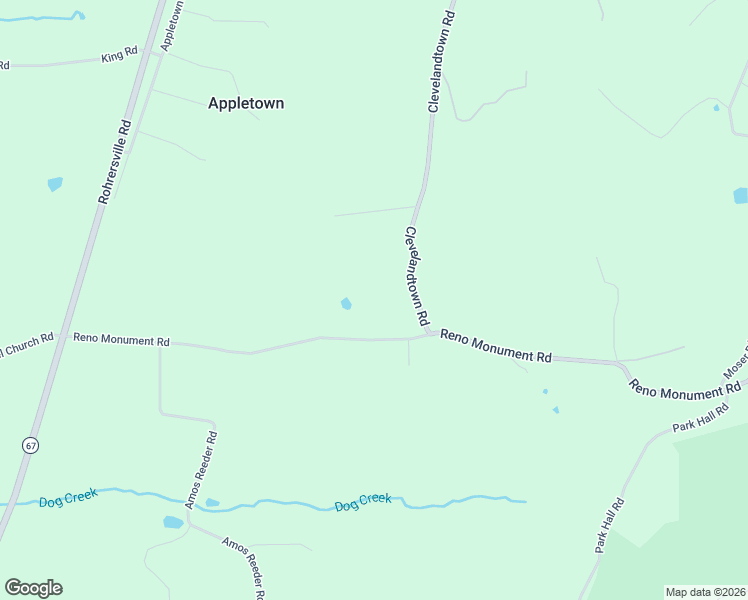 map of restaurants, bars, coffee shops, grocery stores, and more near 20844 Reno Monument Road in Boonsboro