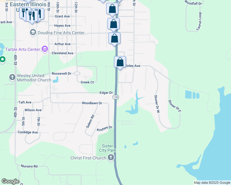 map of restaurants, bars, coffee shops, grocery stores, and more near 2235 Lakewood Ct in Charleston