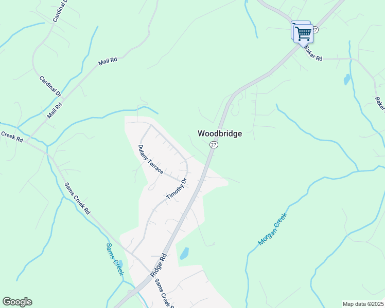 map of restaurants, bars, coffee shops, grocery stores, and more near 2193 Timothy Drive in Westminster