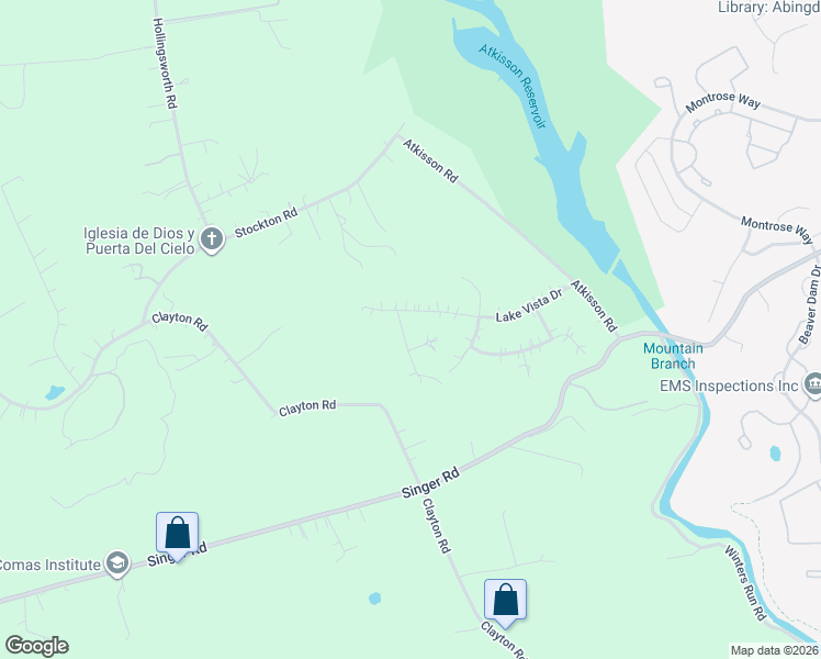 map of restaurants, bars, coffee shops, grocery stores, and more near 1412 Lake Vista Drive in Harford County