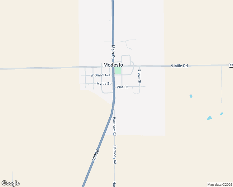 map of restaurants, bars, coffee shops, grocery stores, and more near 307 Main Street in Modesto