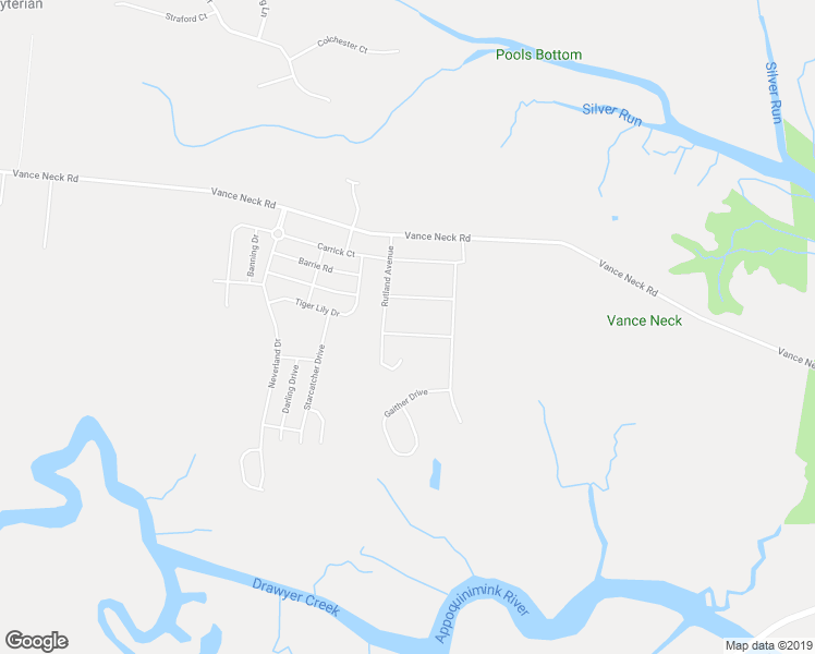 map of restaurants, bars, coffee shops, grocery stores, and more near 505 Gordon House Way in Middletown