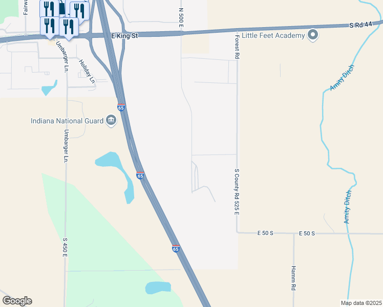 map of restaurants, bars, coffee shops, grocery stores, and more near 500 Bartram Parkway in Franklin