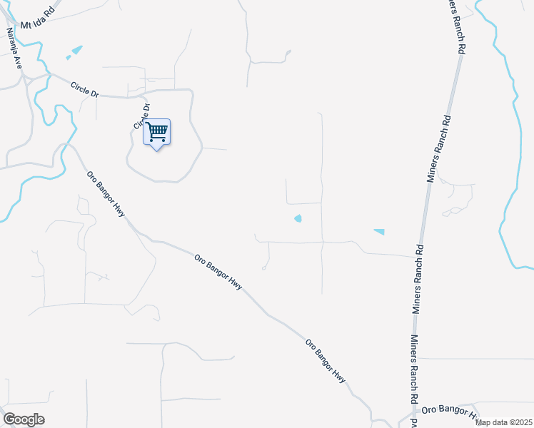 map of restaurants, bars, coffee shops, grocery stores, and more near 176 Breeze Hollow Lane in Oroville