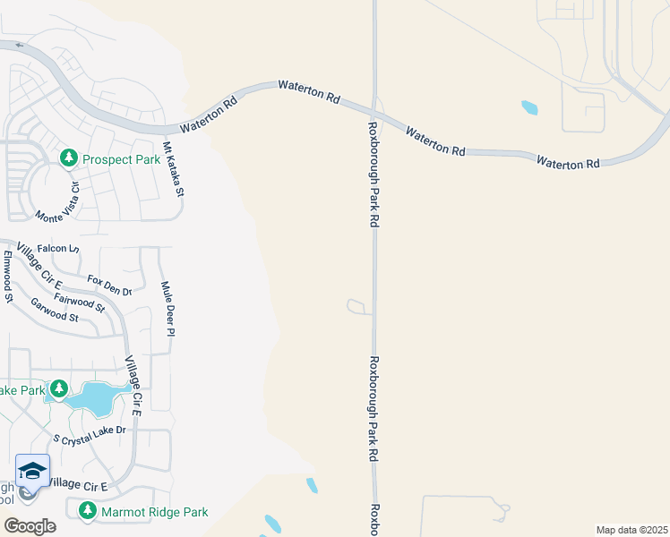 map of restaurants, bars, coffee shops, grocery stores, and more near Private in Littleton