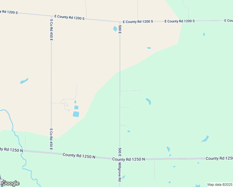 map of restaurants, bars, coffee shops, grocery stores, and more near 12516 County Road 500 in Cloverdale