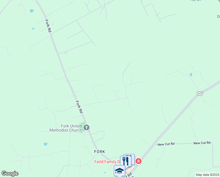map of restaurants, bars, coffee shops, grocery stores, and more near 6608 Cherry Hill Road in Baldwin