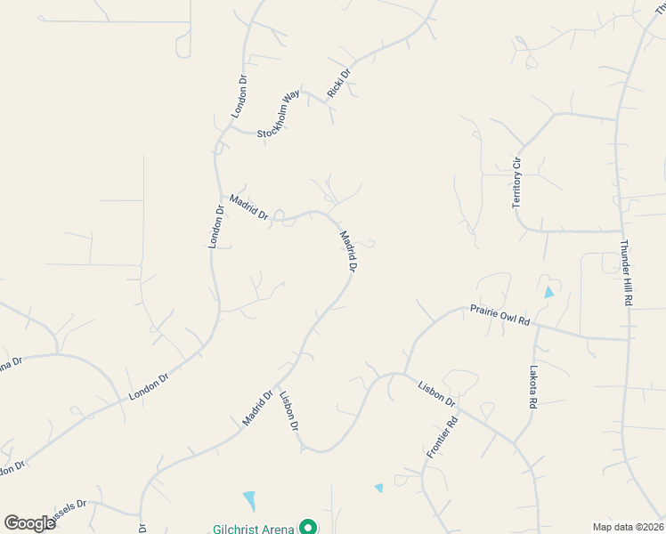 map of restaurants, bars, coffee shops, grocery stores, and more near 41873 Madrid Drive in Parker