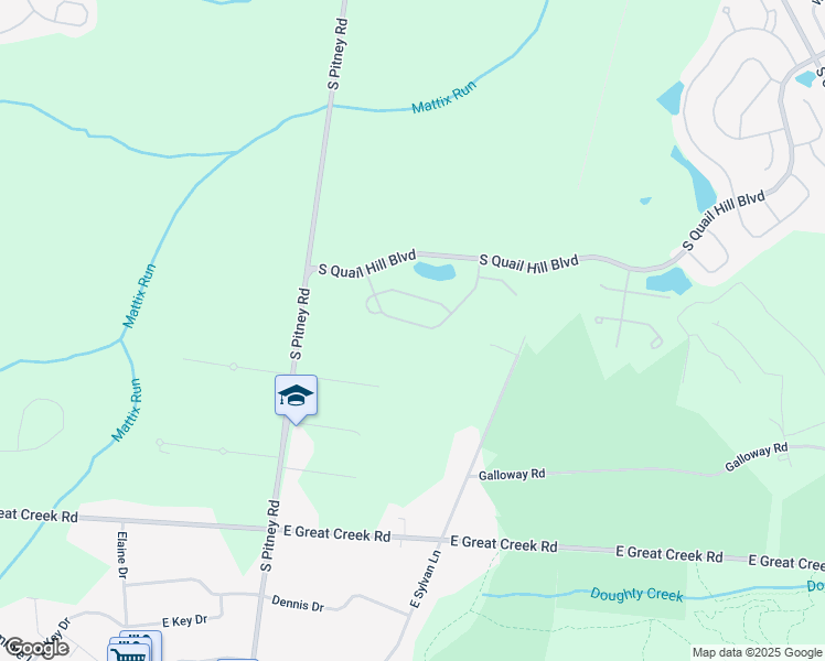 map of restaurants, bars, coffee shops, grocery stores, and more near 430 Coventry Way in Galloway