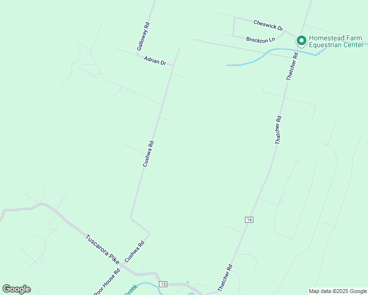 map of restaurants, bars, coffee shops, grocery stores, and more near 667 Cushwa Road in Martinsburg
