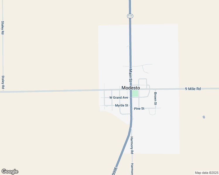 map of restaurants, bars, coffee shops, grocery stores, and more near 302 State Street in Modesto