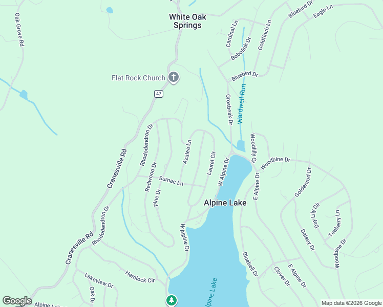 map of restaurants, bars, coffee shops, grocery stores, and more near 488 Laurel Circle in Terra Alta