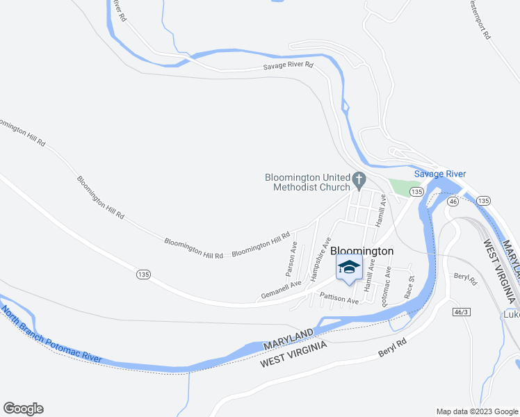 map of restaurants, bars, coffee shops, grocery stores, and more near in Bloomington