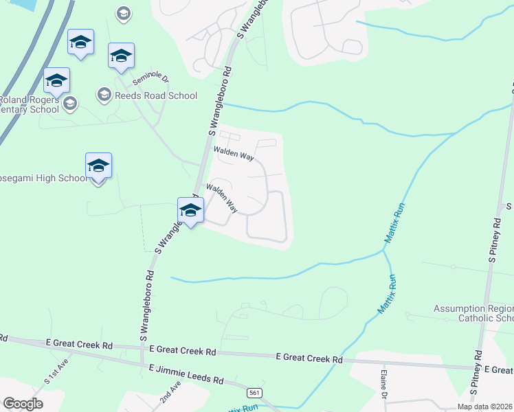 map of restaurants, bars, coffee shops, grocery stores, and more near 230 Solitude Place in Absecon