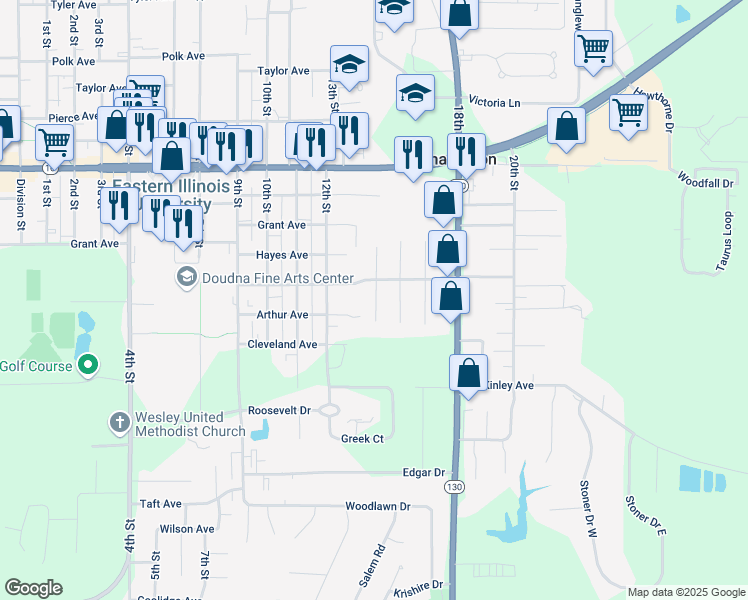 map of restaurants, bars, coffee shops, grocery stores, and more near 14 Stonefield Lane in Charleston