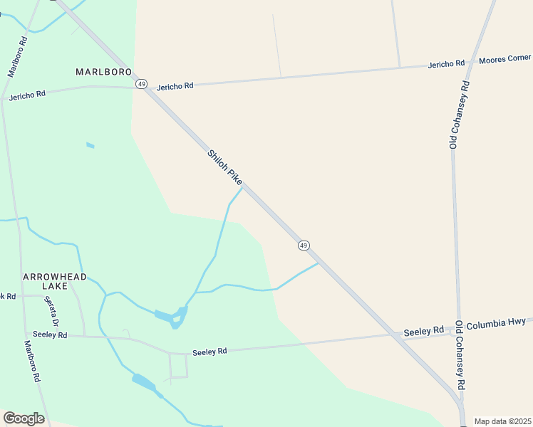 map of restaurants, bars, coffee shops, grocery stores, and more near 1252 Shiloh Pike in Bridgeton