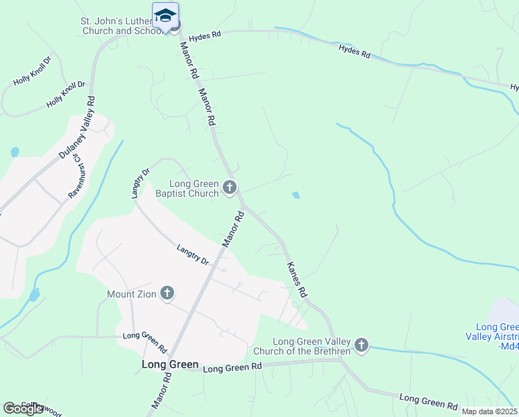 map of restaurants, bars, coffee shops, grocery stores, and more near 12915 Kanes Road in Glen Arm