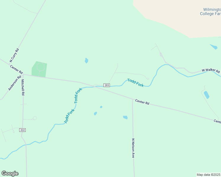 map of restaurants, bars, coffee shops, grocery stores, and more near 1018 Center Road in Wilmington