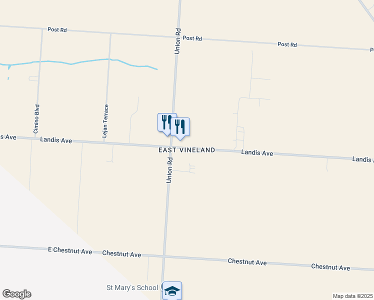 map of restaurants, bars, coffee shops, grocery stores, and more near in Buena Vista Township