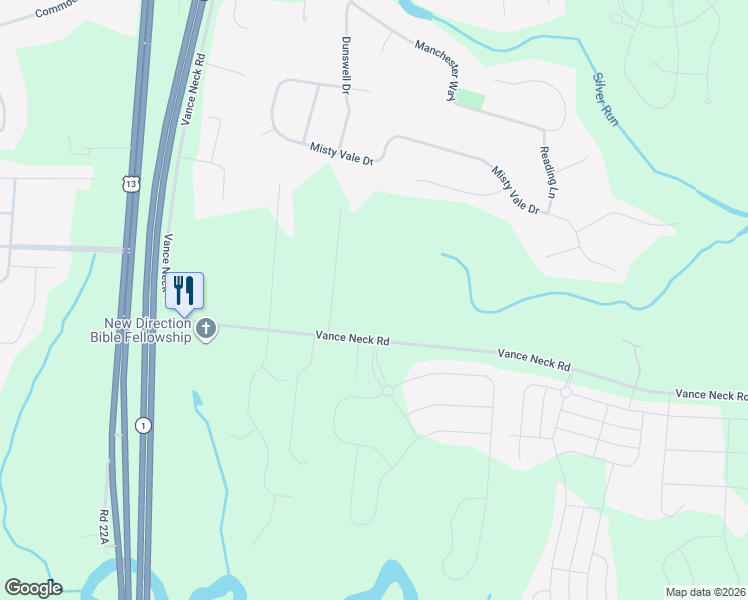 map of restaurants, bars, coffee shops, grocery stores, and more near 9 Golden Raintree Court in Middletown