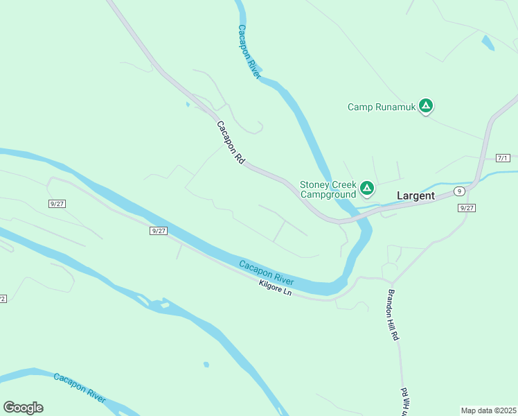 map of restaurants, bars, coffee shops, grocery stores, and more near 113 Santilli Trail in Great Cacapon