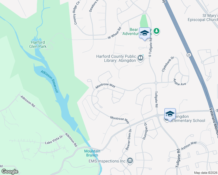 map of restaurants, bars, coffee shops, grocery stores, and more near 304 Lothian Way in Abingdon