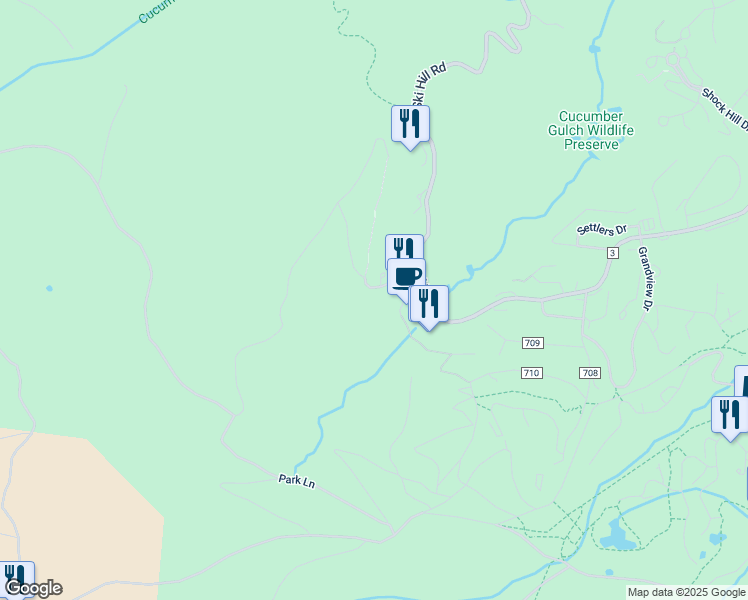map of restaurants, bars, coffee shops, grocery stores, and more near 107 Ski Watch Drive in Breckenridge