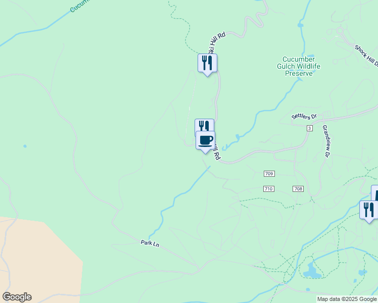 map of restaurants, bars, coffee shops, grocery stores, and more near 107 Ski Watch Drive in Breckenridge