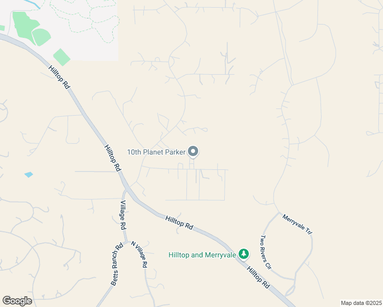 map of restaurants, bars, coffee shops, grocery stores, and more near 9231 East Pioneer Drive in Parker