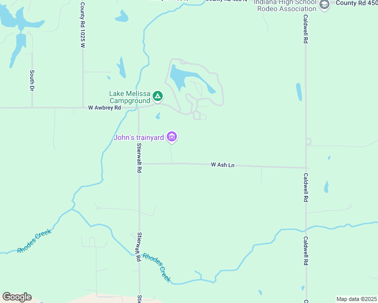 map of restaurants, bars, coffee shops, grocery stores, and more near 9900 West C R 375 North in Martinsville
