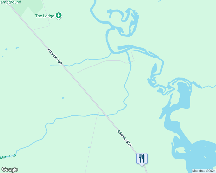 map of restaurants, bars, coffee shops, grocery stores, and more near in Atlantic County