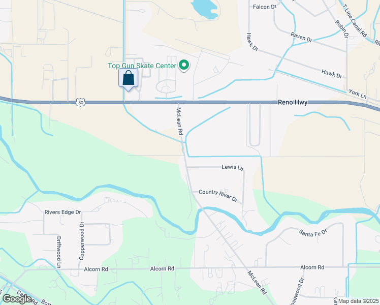 map of restaurants, bars, coffee shops, grocery stores, and more near 55 Lewis Lane in Fallon