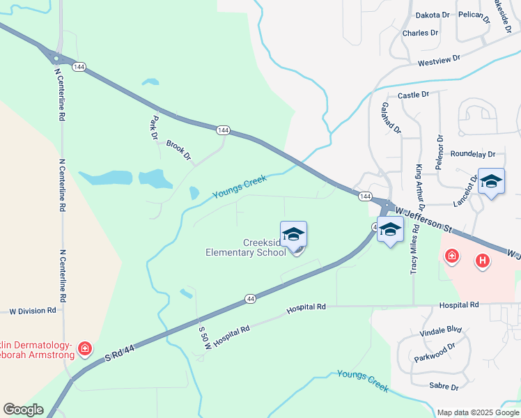 map of restaurants, bars, coffee shops, grocery stores, and more near 757 Davis Drive in Franklin
