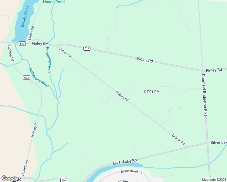 map of restaurants, bars, coffee shops, grocery stores, and more near 71 Dubois Road in Bridgeton