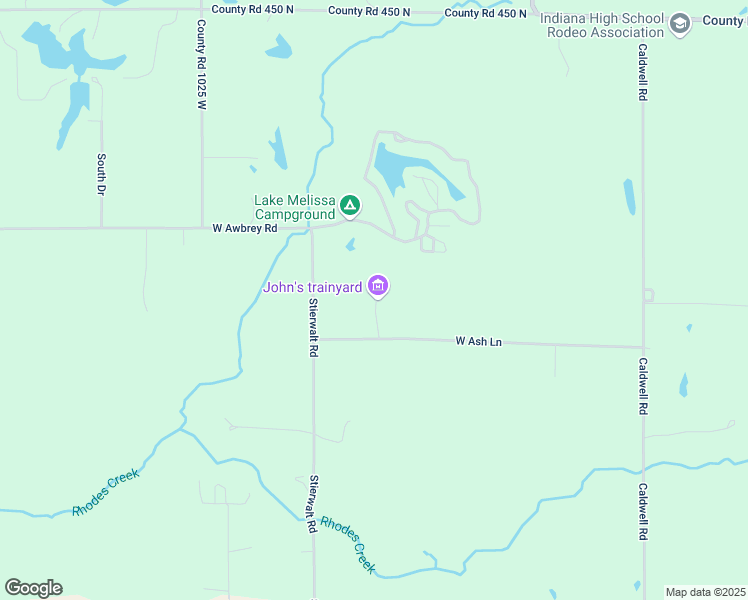 map of restaurants, bars, coffee shops, grocery stores, and more near 9900 West C R 375 North in Martinsville