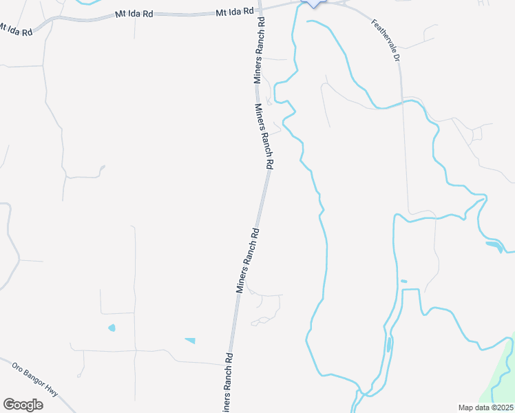 map of restaurants, bars, coffee shops, grocery stores, and more near 5535 Miners Ranch Road in Oroville