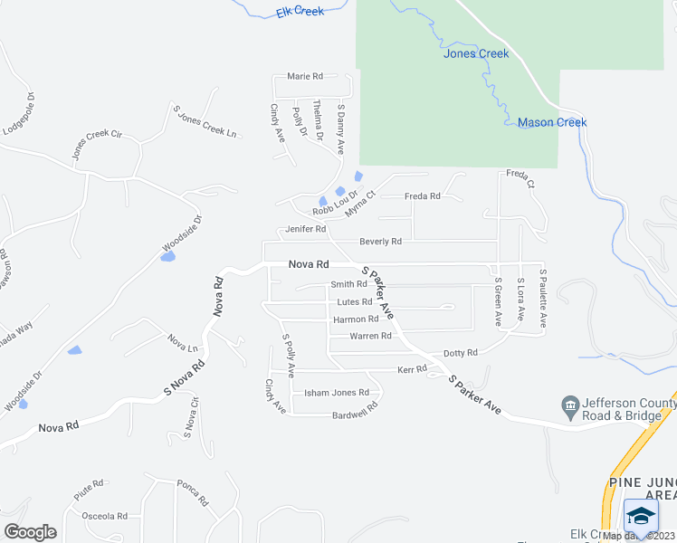 map of restaurants, bars, coffee shops, grocery stores, and more near 33782 Nova Road in Pine