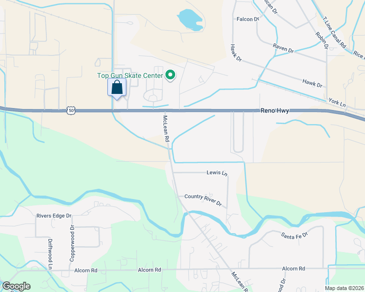 map of restaurants, bars, coffee shops, grocery stores, and more near 471 McLean Road in Fallon