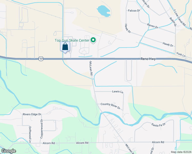 map of restaurants, bars, coffee shops, grocery stores, and more near 471 McLean Road in Fallon