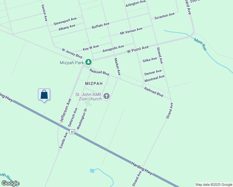 map of restaurants, bars, coffee shops, grocery stores, and more near 6451 Church Street in Hamilton