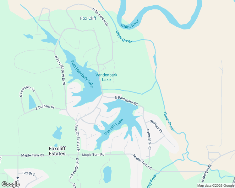 map of restaurants, bars, coffee shops, grocery stores, and more near 3805 Ramsgate Road in Martinsville