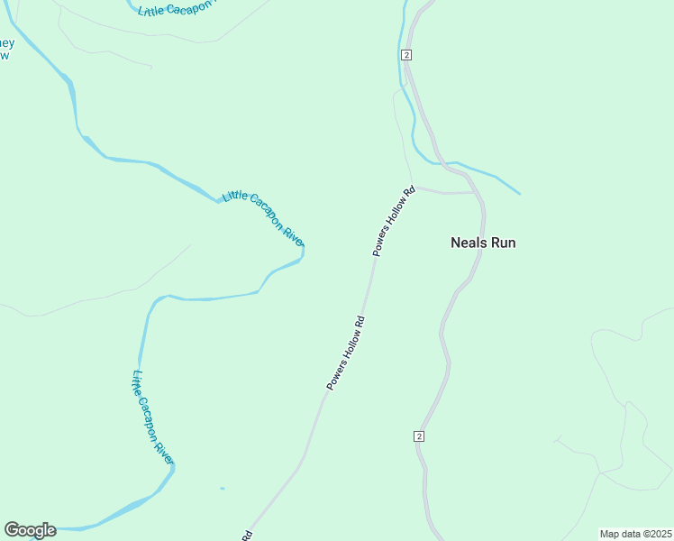 map of restaurants, bars, coffee shops, grocery stores, and more near 2095 Powers Hollow Road in Slanesville