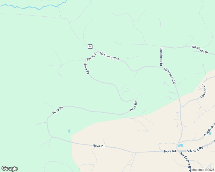 map of restaurants, bars, coffee shops, grocery stores, and more near 348 Nova Road in Pine