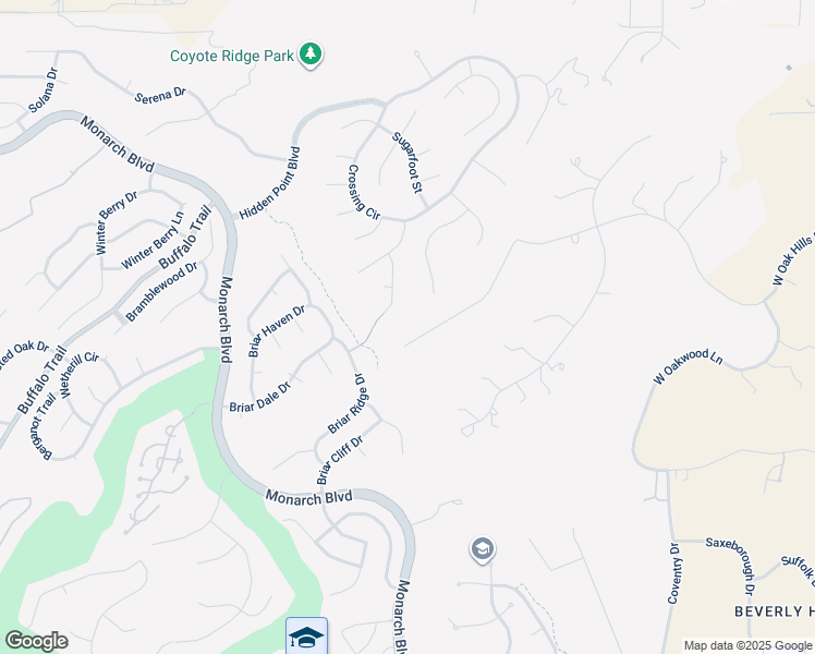 map of restaurants, bars, coffee shops, grocery stores, and more near 8417 High Ridge Court in Castle Rock