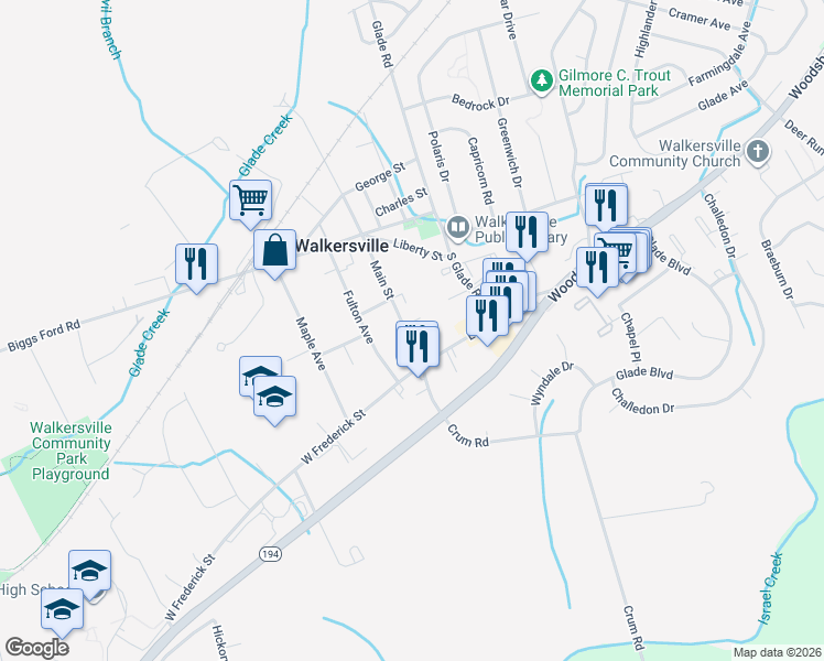 10 Main Street, Walkersville MD Walk Score