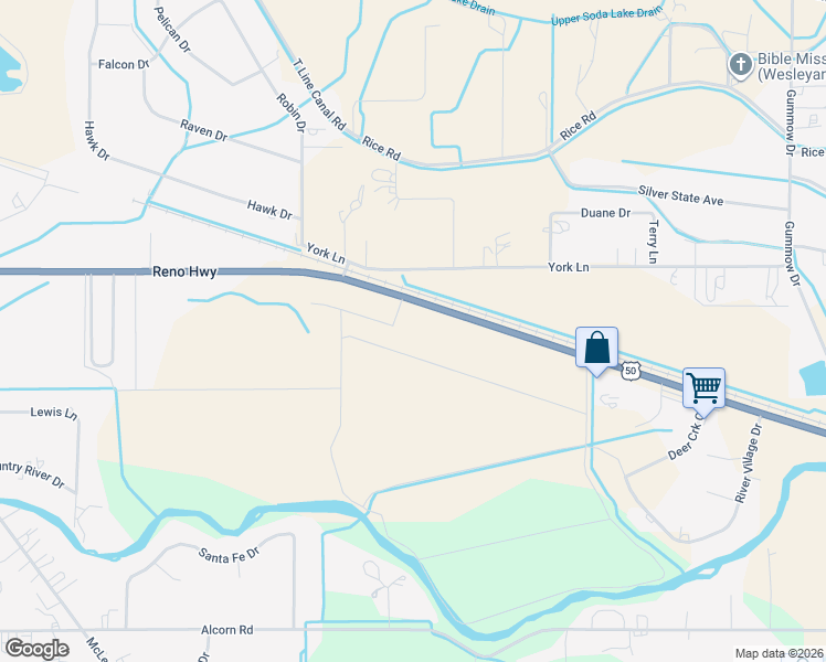 map of restaurants, bars, coffee shops, grocery stores, and more near 3815 Arnold Way in Fallon