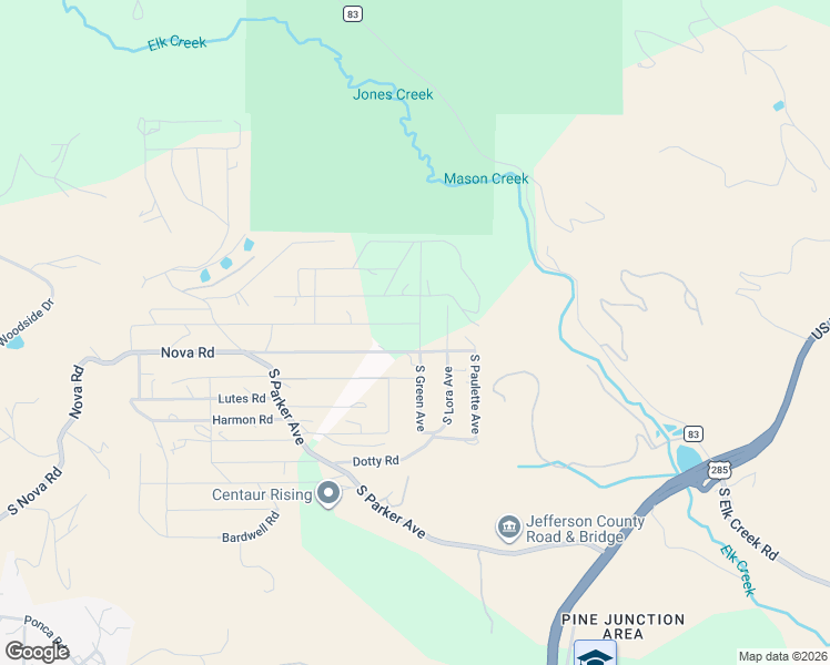 map of restaurants, bars, coffee shops, grocery stores, and more near 33342 Nova Road in Pine