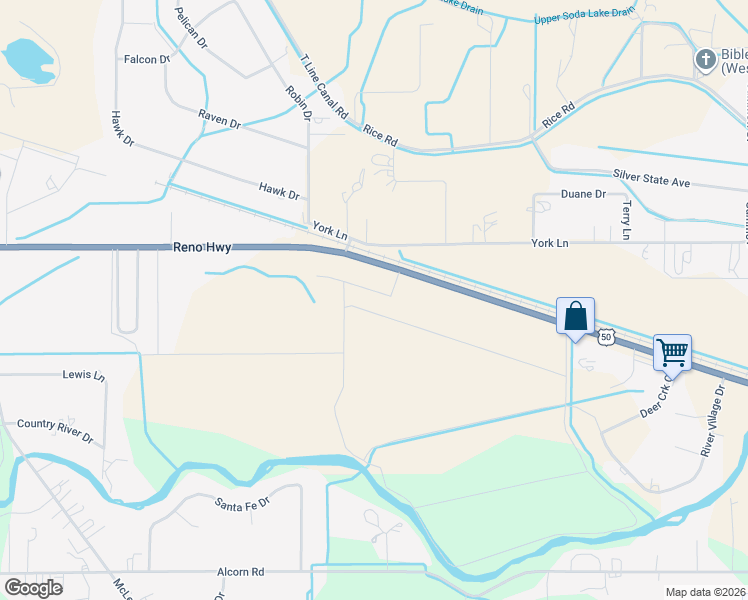 map of restaurants, bars, coffee shops, grocery stores, and more near 3815 Arnold Way in Fallon